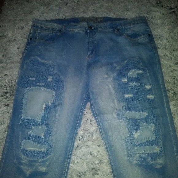 V.i.p. super distressed jeans size 24 like… - Picture 2 of 6